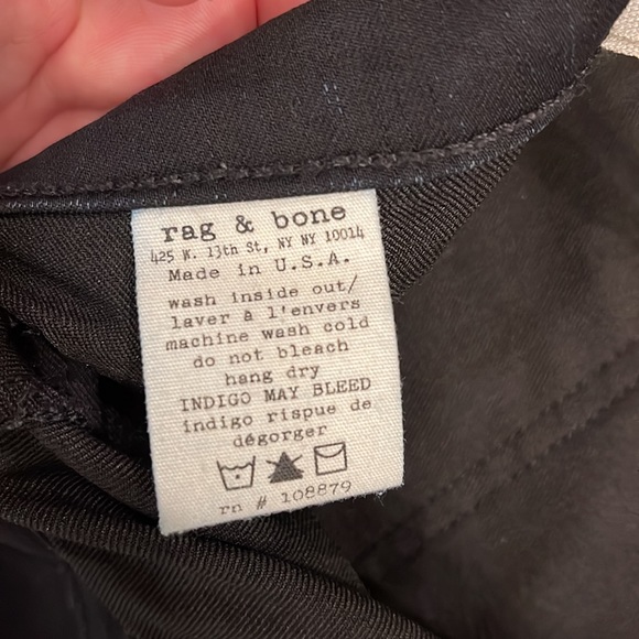 Rag and Bone skinny Jean dark indigo size 31❤️🤯 - Picture 4 of 6